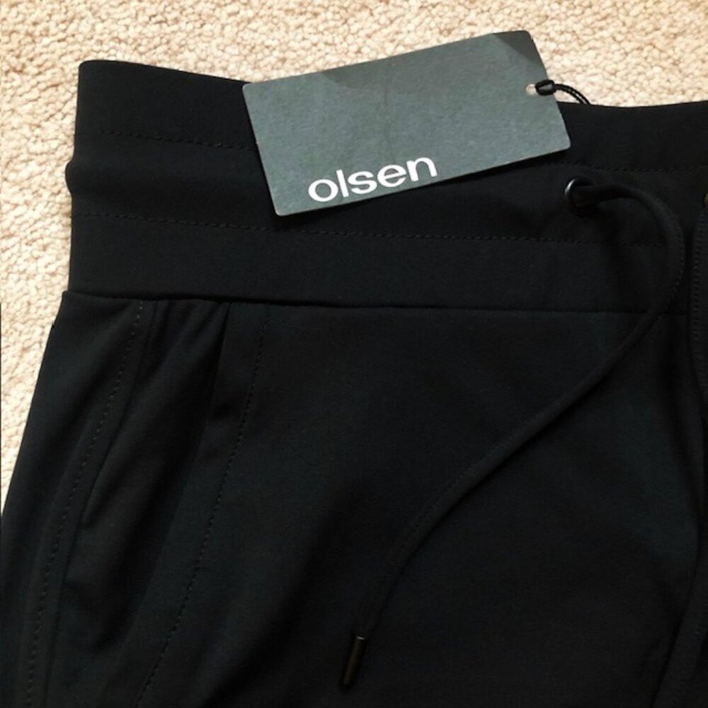 NWT OLSEN Knee-length Pencil Skirt with Drawstring Waist & Pockets, Size 36 / 6 - Picture 5 of 11